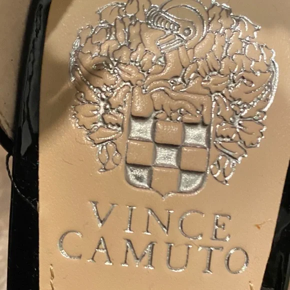 Vince Camuto Black Patent Leather Heels - Picture 2 of 3